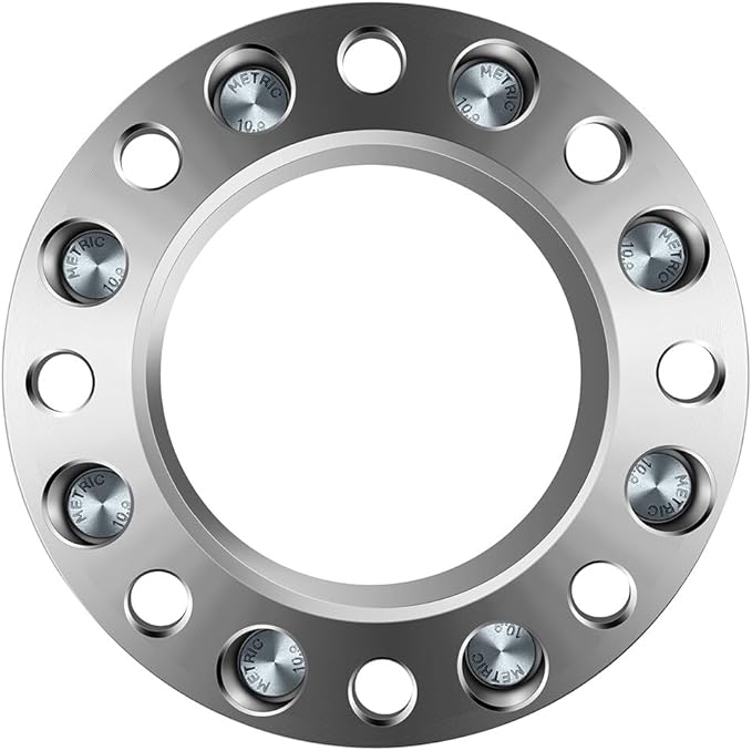 ECCPP 2X 2 inch 8 lug Wheel Spacers Adapters 8x6.5 to 8x6.5 with 916 Thread 126.15mm for Dodge Ram 2500 3500 1994-2011  for F250 F350 1988-1998 for Ford E-250 Econoline 1978-2002