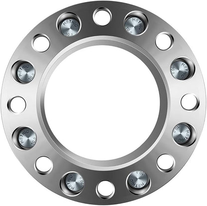 ECCPP 2X 2 inch 8 lug Wheel Spacers Adapters 8x6.5 to 8x6.5 with 916 Thread 126.15mm for Dodge Ram 2500 3500 1994-2011  for F250 F350 1988-1998 for Ford E-250 Econoline 1978-2002