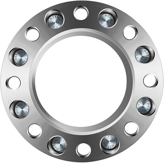 ECCPP 2X 2 inch 8 lug Wheel Spacers Adapters 8x6.5 to 8x6.5 with 916 Thread 126.15mm for Dodge Ram 2500 3500 1994-2011  for F250 F350 1988-1998 for Ford E-250 Econoline 1978-2002