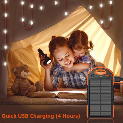 String Lights Indoor Outdoor with Solar Panel Charger Waterproof Rechargeable 12 LEDs Detachable 20FT Long of 7 Lighting Modes for Bedroom Wall Decoration Camping Hiking and Garden Tree. (Green color)