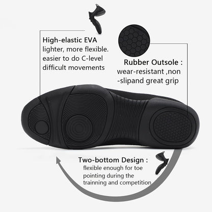 PQWXVYU Cheer Shoes Black Women Girls Youth Cheerleading Dance Sneakers Flexible Training Competition Shoes.