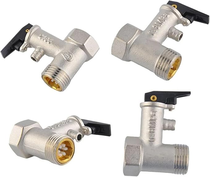 Safety Valve Pressure Relief Valve Boiler 12Inch Threads Brass Adjustable Safety Check Valve Home Improvement Water Systems