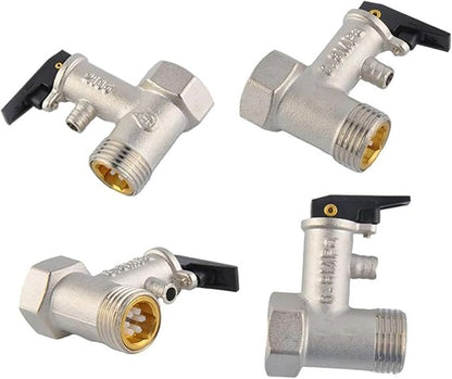 Safety Valve Pressure Relief Valve Boiler 12Inch Threads Brass Adjustable Safety Check Valve Home Improvement Water Systems