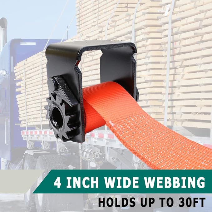 Heavy Duty Sliding Winch for Flatbed Trailer – Steel Winch Tie Down Standard C Channel