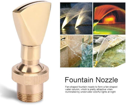 Fan Shaped Fountain Nozzle Sprinkler Spray Head for Pond 34"
