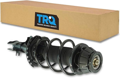 TRQ Front Left Complete Strut & Coil Spring Assembly Drivers Side Compatible with 2012-2017 Hyundai Accent Kia Rio