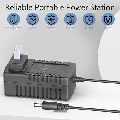 15V Charger for Turtlebox Portable Outdoor Bluetooth Speaker Replacement for Turtlebox Gen 2 and Gen 3 Outdoor Portable Bluetooth 5.0 Speaker Charger Adapter