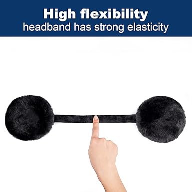 Surblue Cute Animal Earmuffs Winter Warm Outdoor Ear Covers Headband Fur Earwarmer...