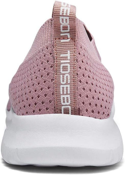 Women's Athletic Walking Shoes Slip On Casual Mesh-Comfortable Tennis Workout Sneakers