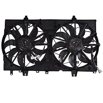 Dual Radiator Condenser Cooling Fan Replacement for Nissan Rogue 2014-2018 Replacement for X-Trail 2015-2017