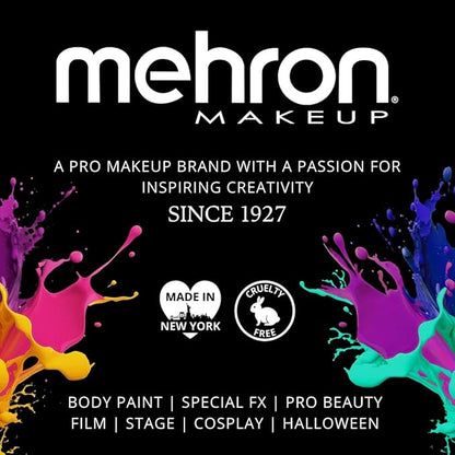 Mehron Makeup CreamBlend Stick | Face Paint, Body Paint, & Foundation Cream Makeup | Perfect for Halloween .75 oz (PURPLE)