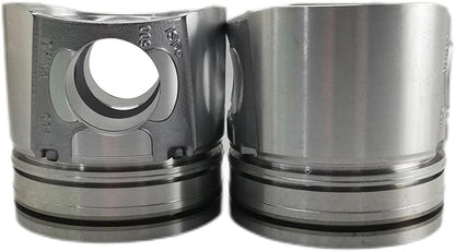 6pcs QSB6.7 piston set 5259407 Compatible with Cummins QSB6.7 QSB 6.7 Engine Hitachi Wheel Loader ZW180 ZW180-5 ZW180-5PL