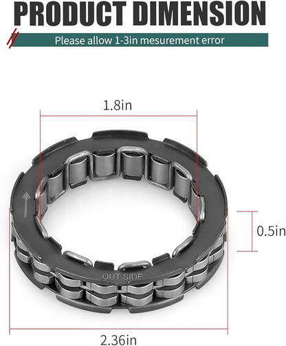 Clutch Hub One Way Bearing for Yamaha Big Bear Kodiak Grizzly Rhino Viking Wolverine 350 400 550 660 700 850 4SH-16664-00-00