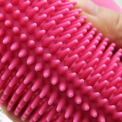 Pet Bath Brush Durable Portable Cat Deshedding Comb For Dog Cat Grooming Massage Hairdressing Hair Fur Pet Supplies(Green)
