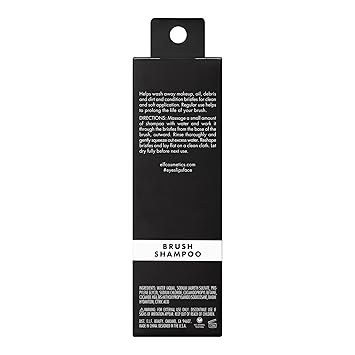 e.l.f. Makeup Brush Shampoo, Gentle Bristles Conditioner To Easily Remove Oils  Dirt From Makeup Brushes, 4.1 Fl Oz, Vegan  Cruelty-Free