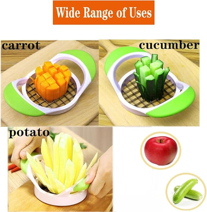 Potato Fries Cutter Machine, Multi- purpose Stainless Steel Carrot Vegetable Potato Slicer Apply to Restaurant Home Kitchen, French Fry Cutter Handheld