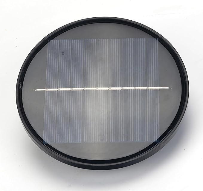 pearlstar Large Solar Light Replacement Top for Solar Lantern, Floor Lamp, Diameter 4.65"