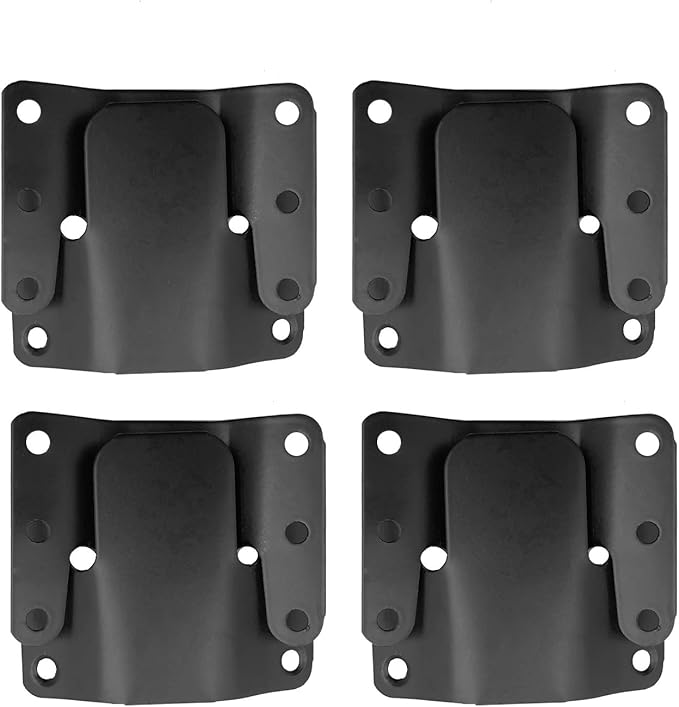 LazyMe Universal Sectional Sofa Interlocking Sofa Connector Bracket with Hardware- 2 Sets, 4 Piece