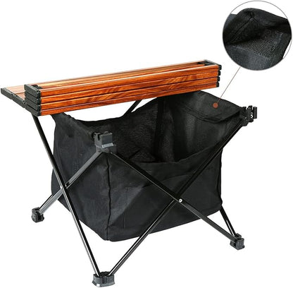 ROCK CLOUD Portable Camping Table Ultralight Aluminum Camp Table with Storage Bag Folding Beach Table for Camping Hiking Backpacking Outdoor Picnic