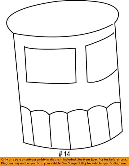 Genuine Honda 15400-PLM-A02 Oil (Honeywell) Filter, Blue