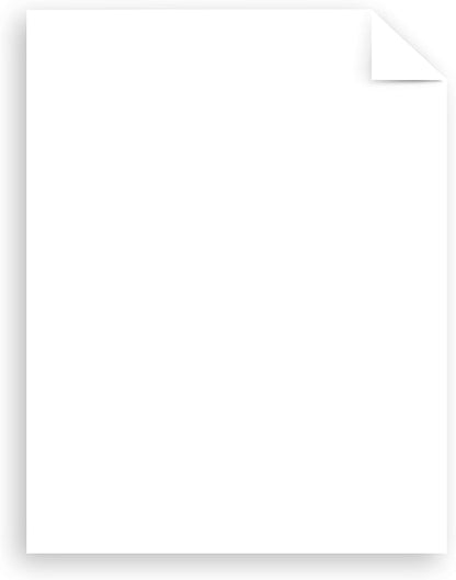 Neenah Printable Multi-Purpose Card Stock, 8-12" x 11", Bright White, Pack Of 100 Sheets