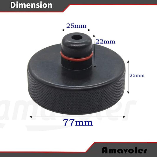 1 PCS Jack Pad Pucks Jack Lift Pad Adapter Tool Fit for Tesla Model 3YSX, Rubber Accessories Jack Pad Stand Protects Battery  Chassis.
