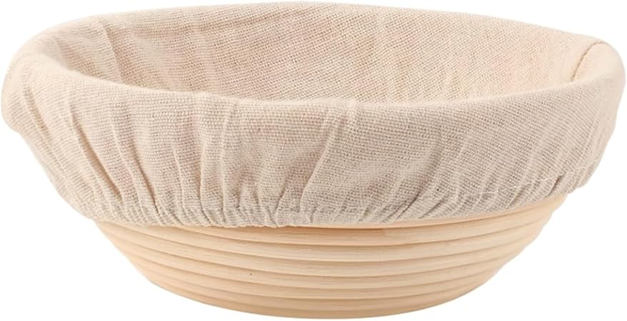 Bread Proofing Baskets 8.5 inch Round Dough Proofing Bowls wLiners Perfect for Home Sourdough Bakers Baking