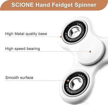 SCIONE Fidget Spinner Toy 1 Pack, Cool Fidget Spinners for Kids Adults, Sensory Fidgets Toys Anxiety Relief for ADHD Autism Easter Birthday Gifts Classroom Prizes for Boys Girls