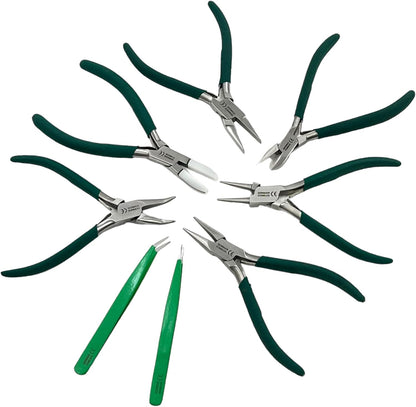 NEW PREMIUM GRADE SET OF 6 EACH OPTICIAN ! OPTICAL PLIERS,EYEGLASSES TOOL SET (SET OF 6 EACH)