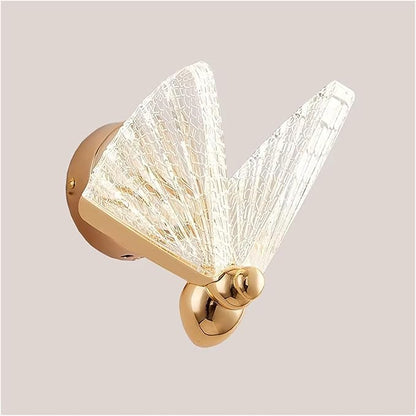 Rose Gold Butterfly Wall Lamps Aisle Living Room Staircase Bedroom Bedside Background Wall Sconce Luxury Home Decor Light Fixture ?
