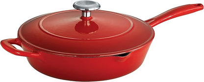 Tramontina Enamelled Cast Iron Frying Pan and Dutch Oven