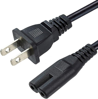 TV Power Cable Cord for Samsung 24" 32" 40" 43" 48" 49" 50" 55" 60" 65" 75" Inch LCD HD Smart 4K Curved TV UN55RU8000FXZA UN65RU7100FXZA UN43NU6900FXZA Replacement Samsung TV Power Cord