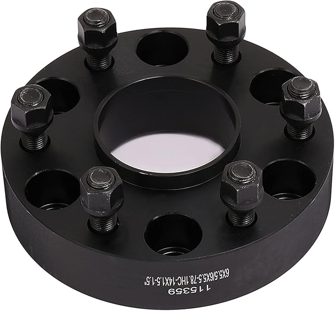 ECCPP 2PCS 6 Lug Hub Centric Wheel Spacers 1.5 inch 6x5.5 to 6x5.5 6x139.7mm to 6x139.7mm Compatible with Silverado 1500 for Suburban Avalanche Express 1500 Tahoe with 14x1.5 Studs