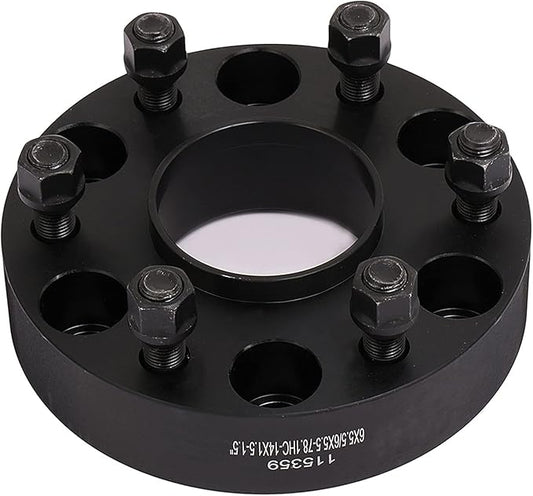 ECCPP 2PCS 6 Lug Hub Centric Wheel Spacers 1.5 inch 6x5.5 to 6x5.5 6x139.7mm to 6x139.7mm Compatible with Silverado 1500 for Suburban Avalanche Express 1500 Tahoe with 14x1.5 Studs
