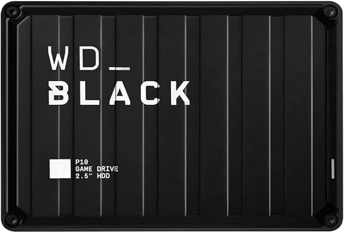 WD_BLACK 5TB P10 Game Drive, Portable External Hard Drive, Works with Playstation, Xbox,  PC - WDBA3A0050BBK-WESN