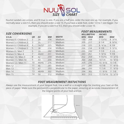 NUUSOL Women Hailey Slide, Lightweight EVASOL Foam Footwear