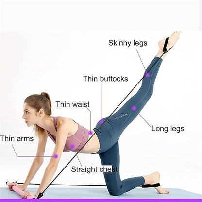 Stretched Fusion Pilates Bar, Pilates Stretched Fusion Bar, Stretchedfusion Multi-functional Pilates Bar, Pilates Stretched Fusion Bar, Multifunctional Pilates Bar Stretched Fusion for Home-Purple