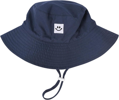 Baby Toddler Sun Hat,Kids Summer UPF 50+ Foldable Beach Bucket Hat for Boys Girls Children