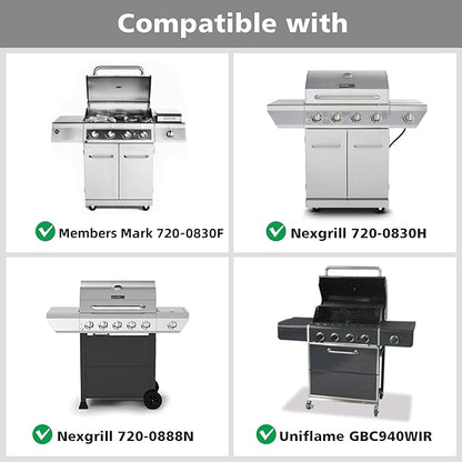 17" Grill Grate Replacement Part for Nexgrill 720-0830H, 720-0783E, 720-0830X, 720-0783C, 720-0341, 720-0549 - Cast Iron Cooking Grate