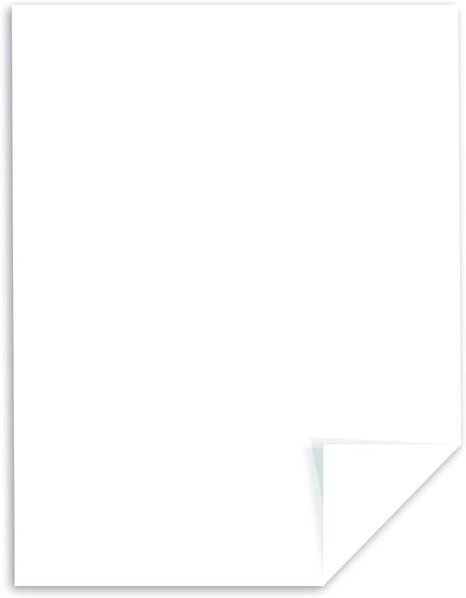 Neenah Paper Exact Index Card Stock, 94 Bright, 110 lb Index Weight, 8.5 x 11, White, 250/Pack (40411)