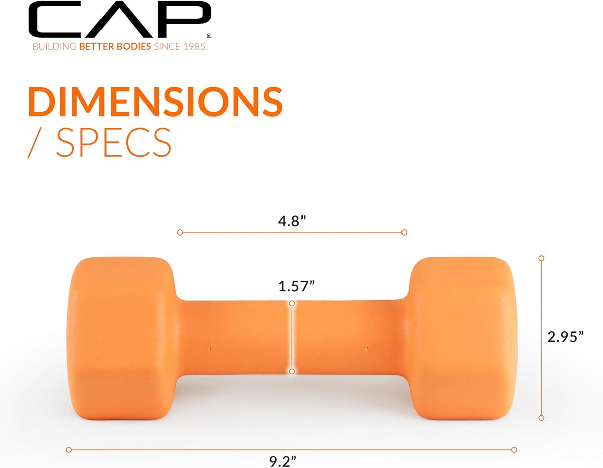 CAP Barbell Neoprene Coated Dumbbell