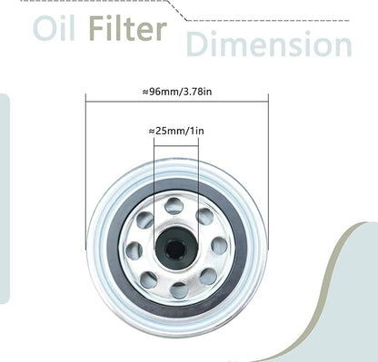 6.7L Diesel Engine Powerstroke Oil Filter Replace FL2051S, BC3Z-6731-B, BC3Q-6714-CA Compatible With F250 F350 F450 F550 F650 F750 2011-2022 With Seal Ring