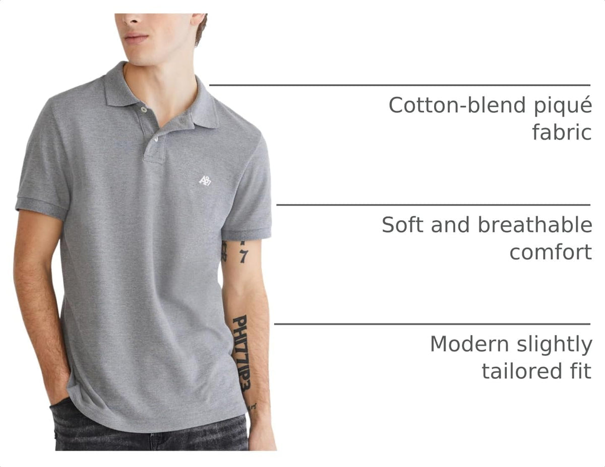 Aeropostale Men's Aero Uniform Polo Short Sleeve.