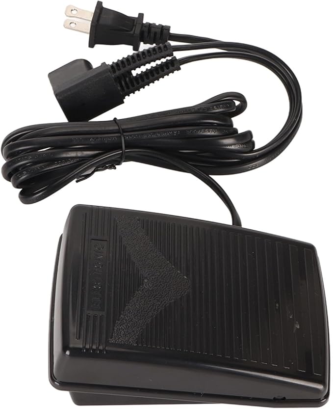 Foot Control Pedal with Power Cord Replacement Foot Pedal Sewing Machine Parts for Singer 248 250 251 252 257 8019 974 2517 2530 2543 2950 3001 3002 (110V US Plug)
