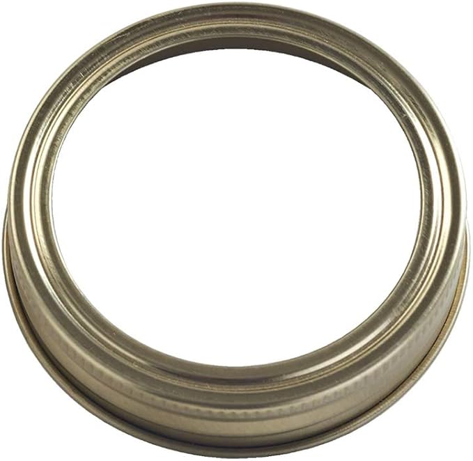 Kilner Preserve Screw Bands 7.2 cm (Pack of 6) Replacement Tin Screw Bands Preserve Jars Airtight and Leak Proof
