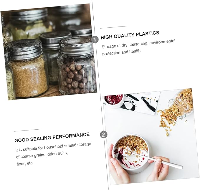 1pc Grain Storage Tank Sealed Storage Jar Plastic Cereals Container Plastic Storage Boxes Transparent Storage Boxes Sealed Tank Food Organizer Sealed Storage Can Kitchen Container