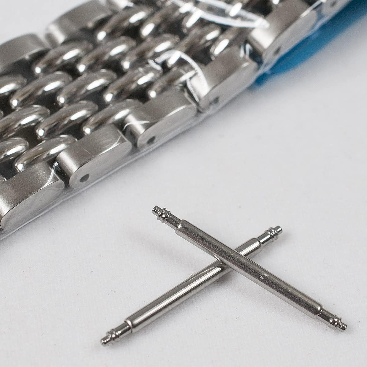 StrapHabit Stainless Steel Metal Beads of Rice Watch Bands for Men and Women - Quick Release Watch Band Replacement Vintage BOR 18mm 19mm 20mm 21mm 22mm 24mm