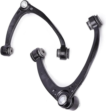 Front Upper Driver  Passenger Control Arms wBall Joint for 2007-2014 Chevy GMC Silverado Sierra Suburban 1500 Avalanche Yukon Tahoe Cadillac Escalade ESV K80669 K80670-2pcs