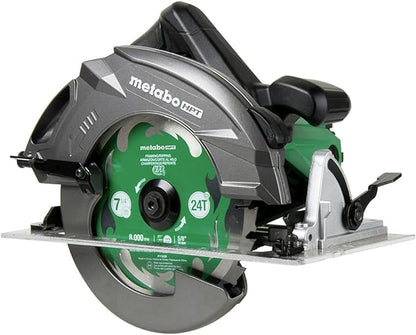 Metabo HPT Circular Saw Kit  RIPMAX  7 14-Inch Blade  6,800 RPM  Dust Blower Function  5-Year Warranty  C7UR