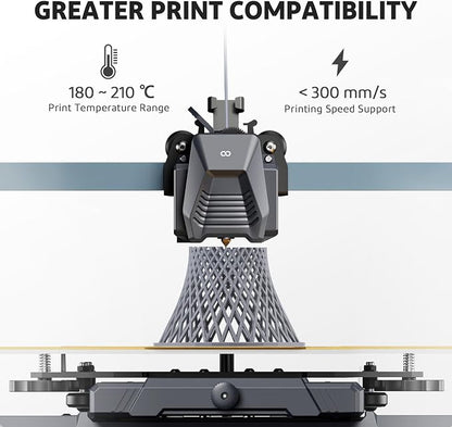 ELEGOO PLA PRO Filament 1.75mm Black 1KG, 30-250mm/s Printing Speed Improved Rigidity 3D Printer Filament Dimensional Accuracy +/- 0.02mm, 1kg Spool (2.2lbs)